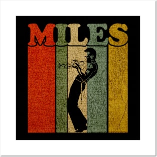 Retro Miles Davis Posters and Art